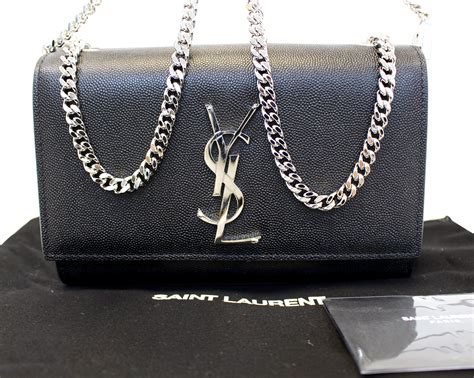 ysl black and silver bag|ysl bag silver hardware.